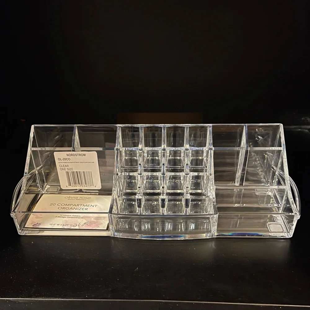NEW OLIVIA ROSE 20 compartment makeup organizer